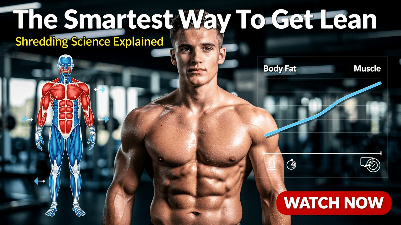 AI-generated fitness science YouTube thumbnail